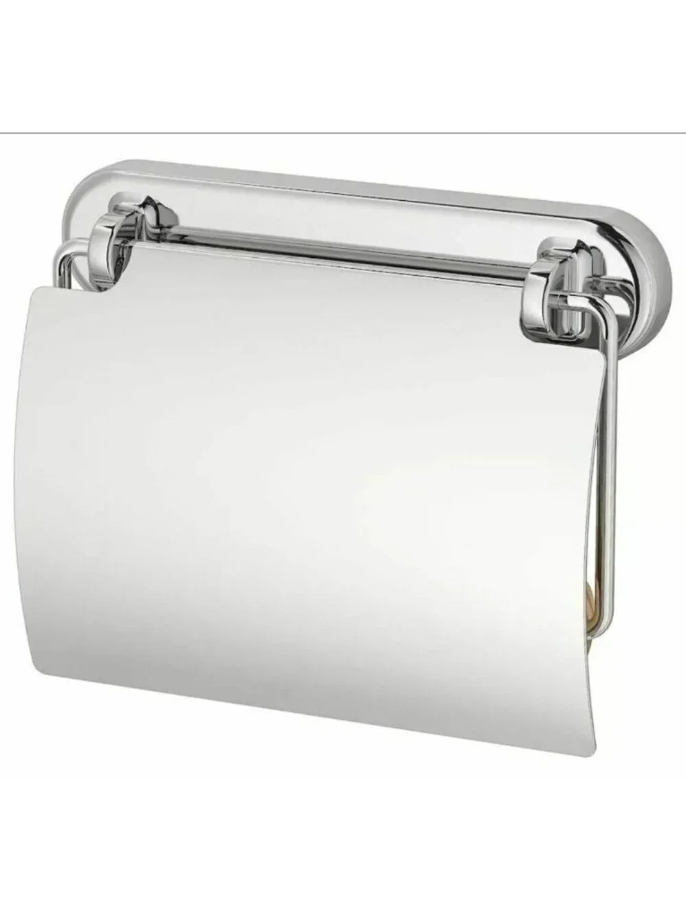 IKEA Voxnan Chrome Wall Mount TOILET PAPER HOLDER 403.285.95 NIB NEW Open Box